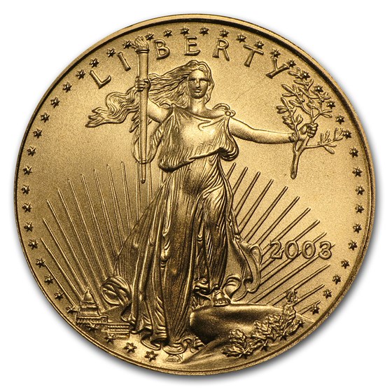 2003 1/2 oz Gold American Eagle BU 2003 1/2 oz Gold American Eagle BU